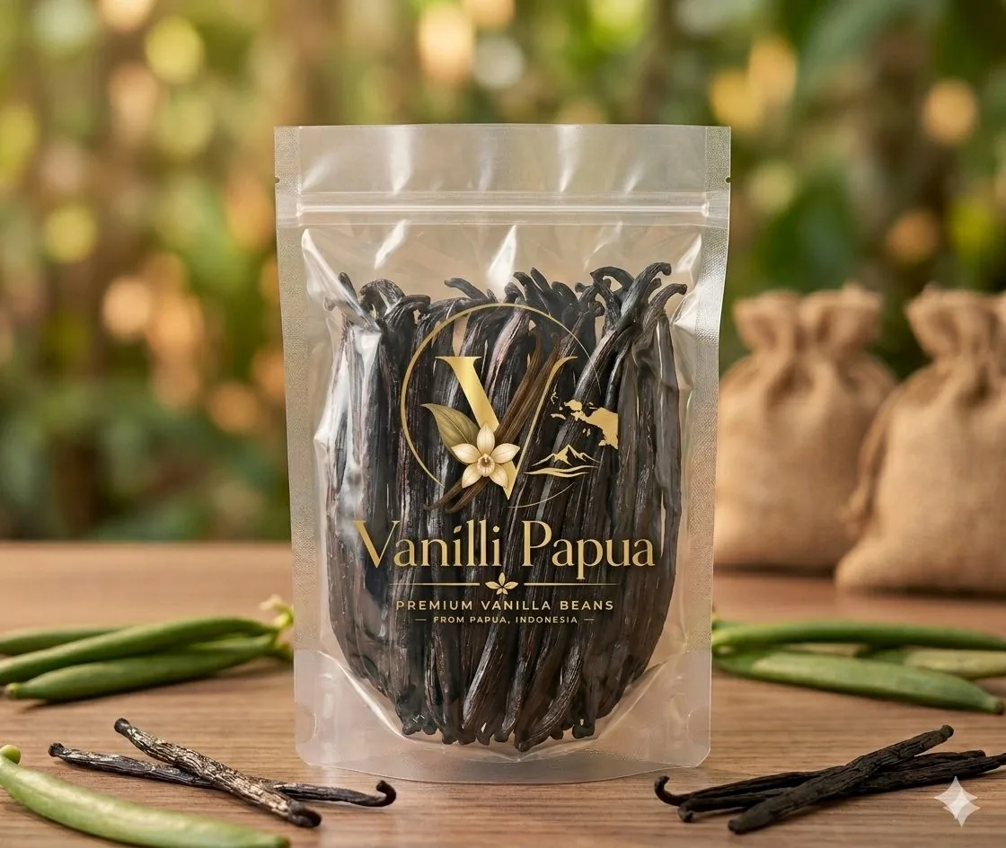 Papua Vanilla Tahitensis — premium Tahitian vanilla beans
